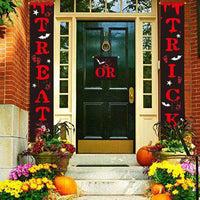 Halloween Decoration Outdoor Banner – Trick & Treat Sign