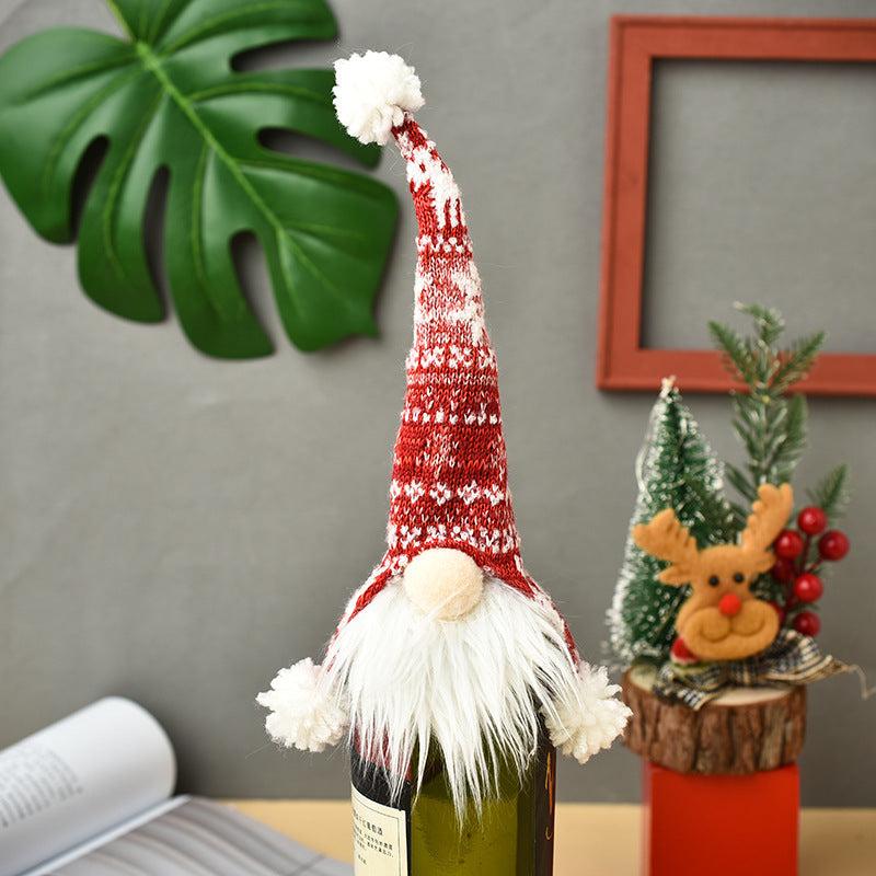 Christmas Decorations Wine Bottle Socks Holiday Gift