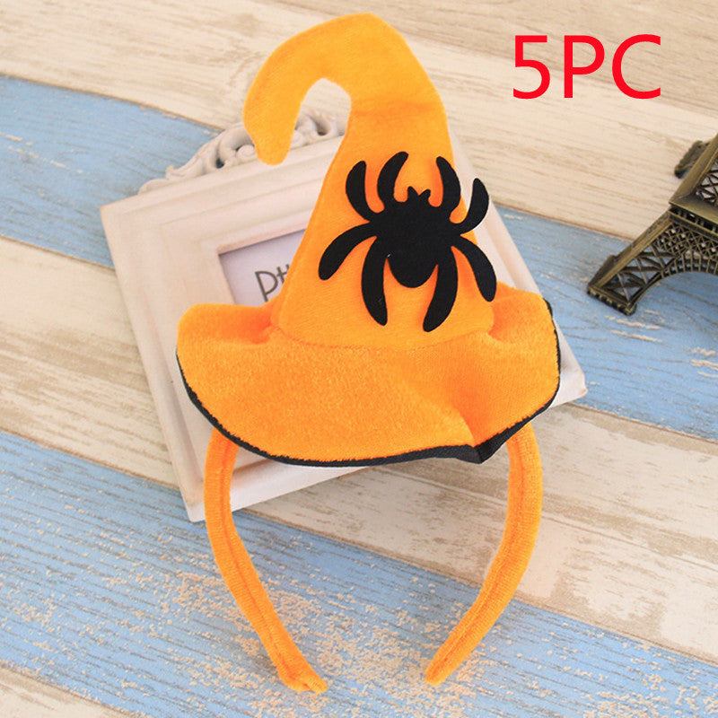Halloween headband party costume accessory with pumpkin design