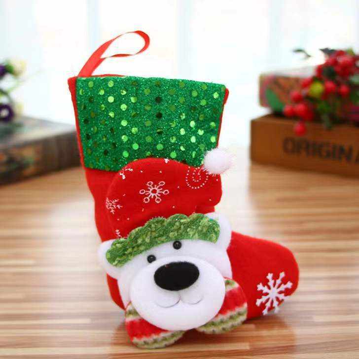Christmas Decorations hanging stocking gift bag pendant