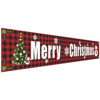 Christmas decorations curtains banners hanging flags window pendant