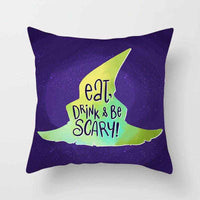 Halloween pillowcase festive decorative cushion cover with pumpkin design