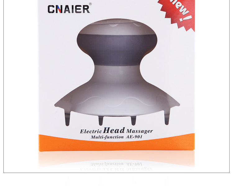 Portable Electric Waterproof Head Scalp Massager