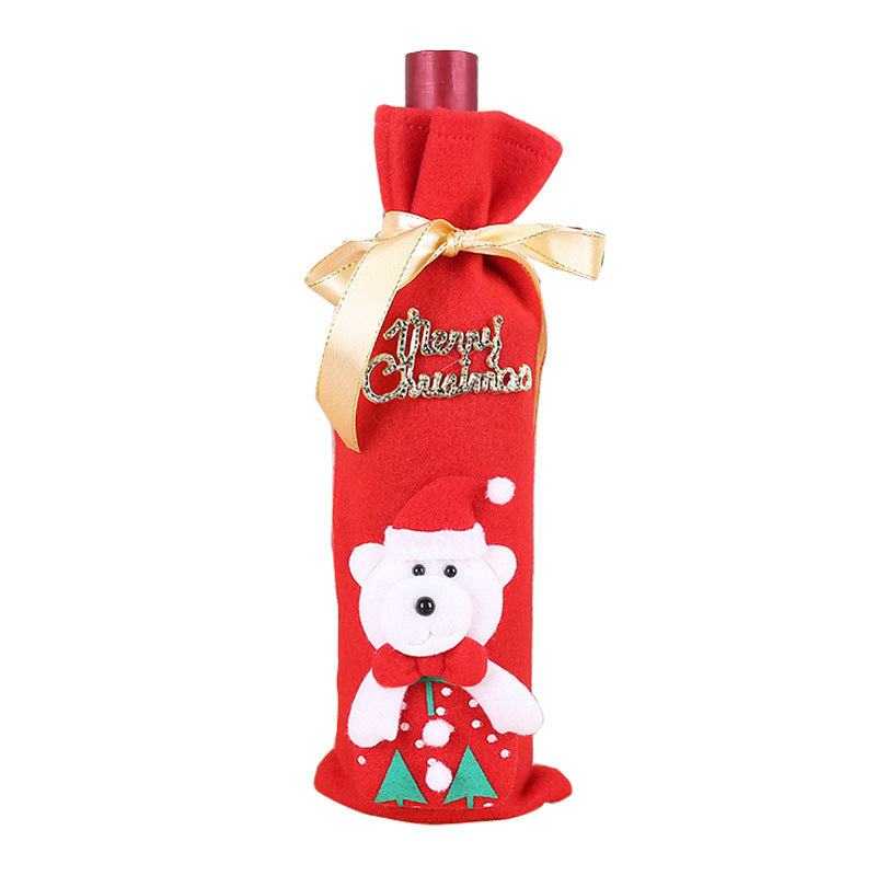 Christmas Decorations Wine Bottle Socks Holiday Gift