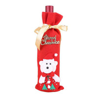 Christmas Decorations Wine Bottle Socks Holiday Gift