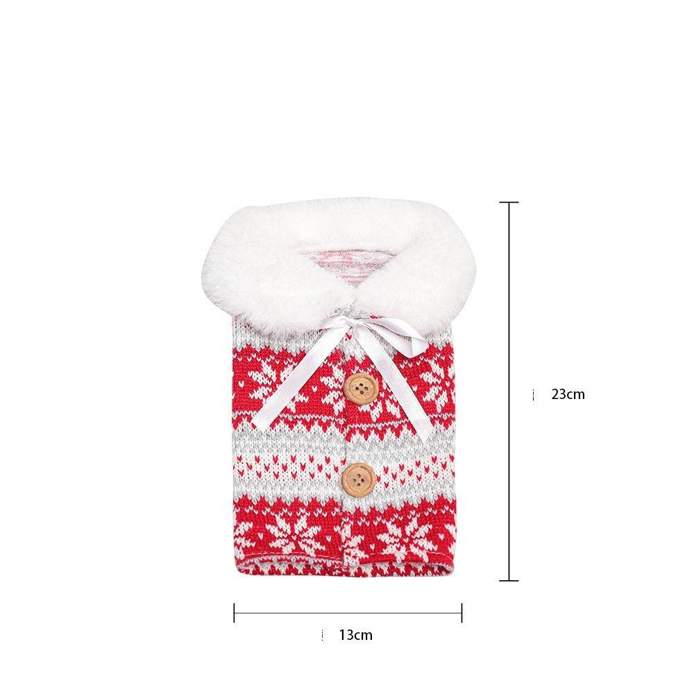 Christmas Decorations Wine Bottle Socks Holiday Gift