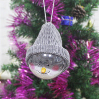 Creative Christmas snowman ball pendant hanging on tree Christmas decorations