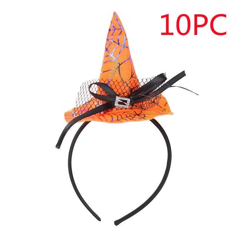 Halloween headband party costume accessory with pumpkin design
