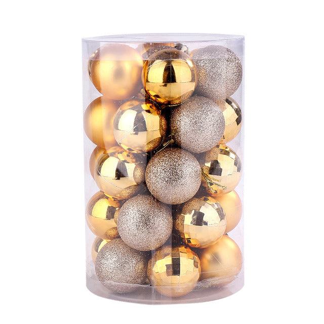 34 Christmas Ball Set 4cm – Festive Christmas Ornaments