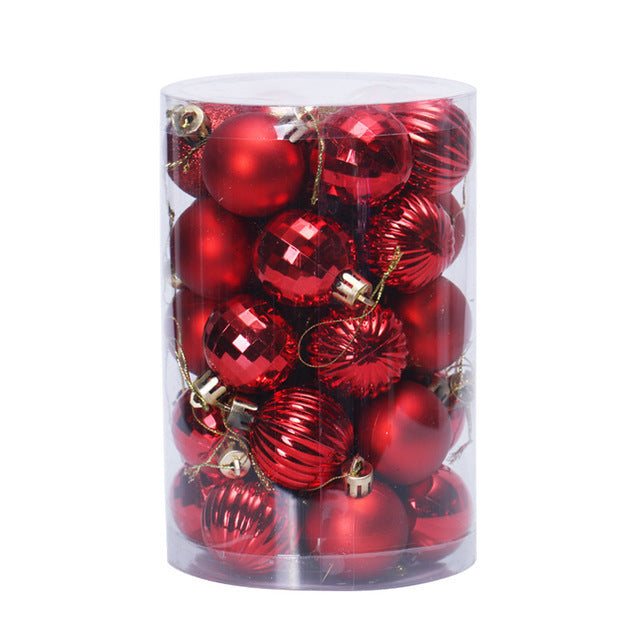 34 Christmas Ball Set 4cm – Festive Christmas Ornaments