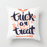 Halloween pillowcase festive decorative cushion cover with pumpkin design