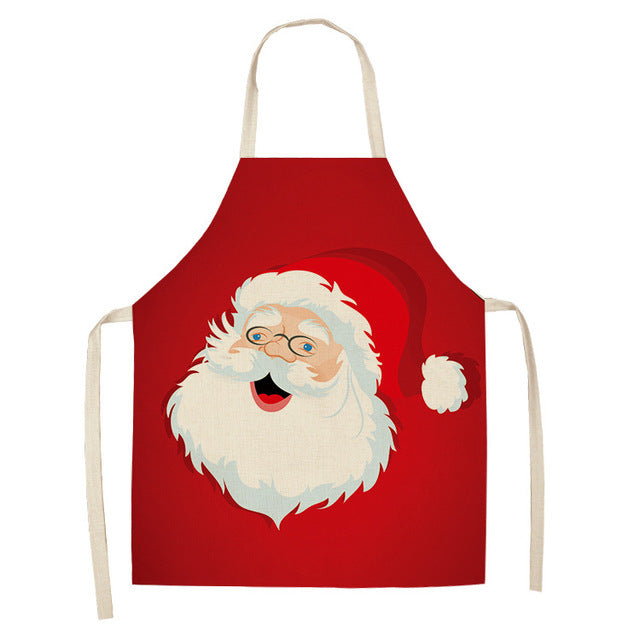 Christmas Day Apron festive polyester design