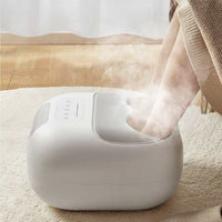 household automatic heating foot wash basin with steam therapy and massage function