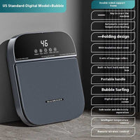 Digital folding feet-washing basin with bubble massage and remote control, portable and temperature-controlled foot bath barrel