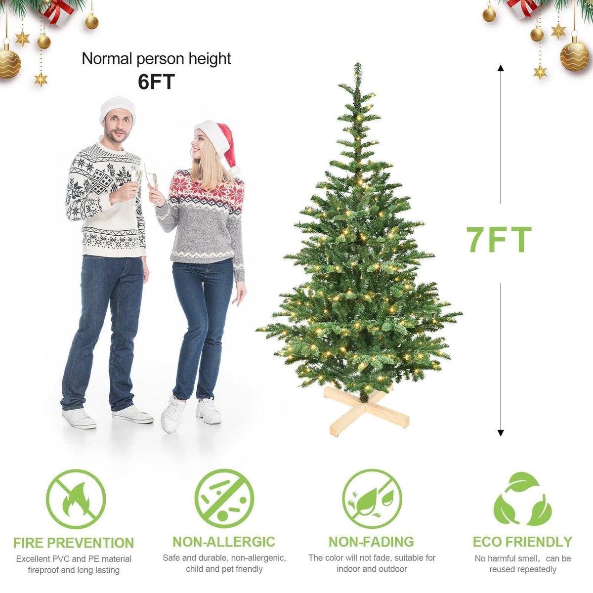 PE PVC Christmas Tree Home Decoration