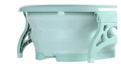 Foldable Footbath Massage Bucket Plastic Foot Bath Basin