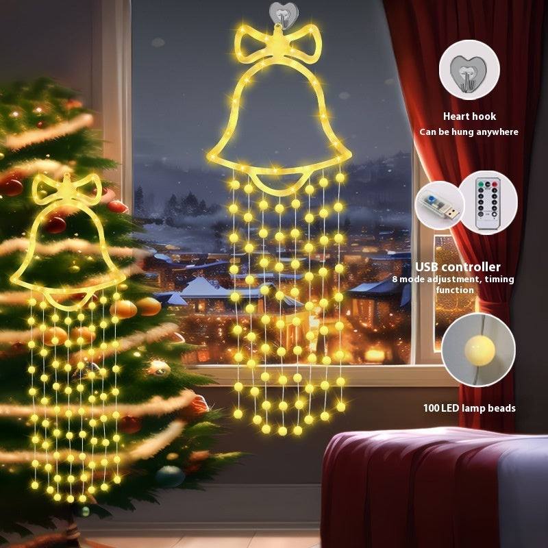 Christmas Bell Hanging Lamp - Festive Christmas Tree Decoration