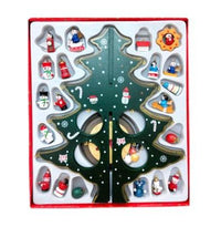 Christmas Decorations wooden desktop Christmas tree