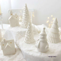 Ceramic Christmas Tree Desktop Luminous Holiday Decoration
