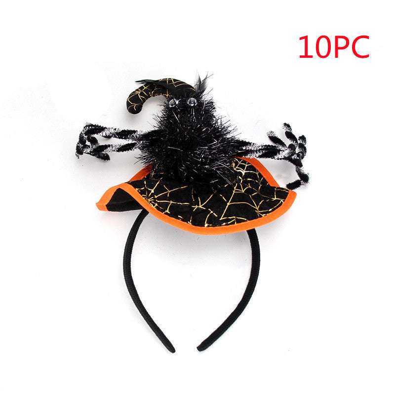 Halloween headband party costume accessory with pumpkin design