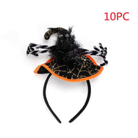 Halloween headband party costume accessory with pumpkin design