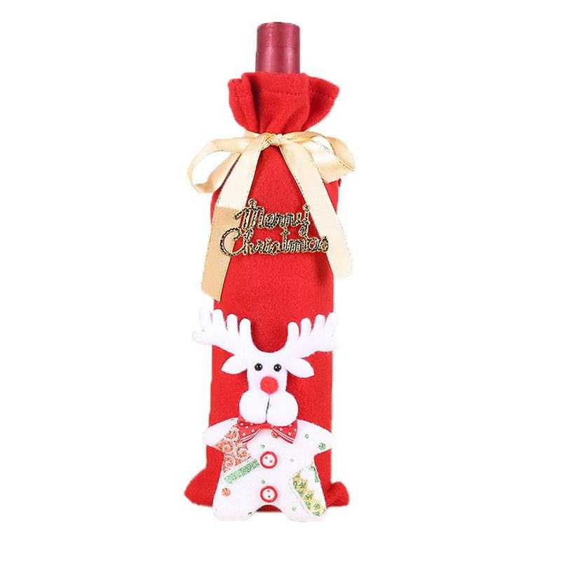 Christmas Decorations Wine Bottle Socks Holiday Gift