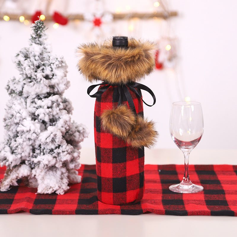 Christmas Decorations Wine Bottle Socks Holiday Gift