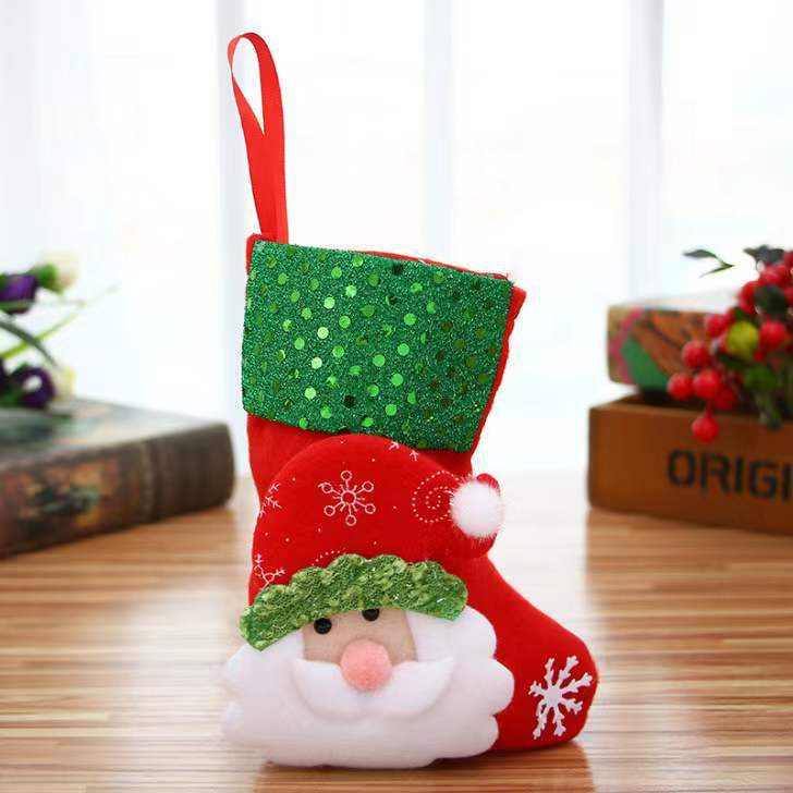 Christmas Decorations hanging stocking gift bag pendant