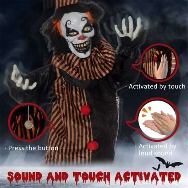 Halloween clown - Halloween decoration - scare trick-or-treaters