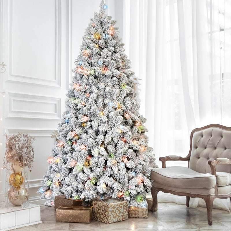 PVC Christmas Tree Christmas decorations with colored lights