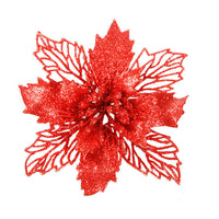 Christmas decorations canes - Hollowed Out Christmas Flowers