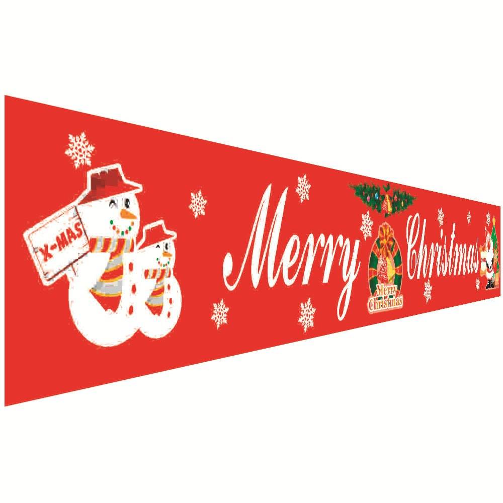Christmas decorations curtains banners hanging flags window pendant