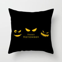 Halloween pillowcase festive decorative cushion cover with pumpkin design