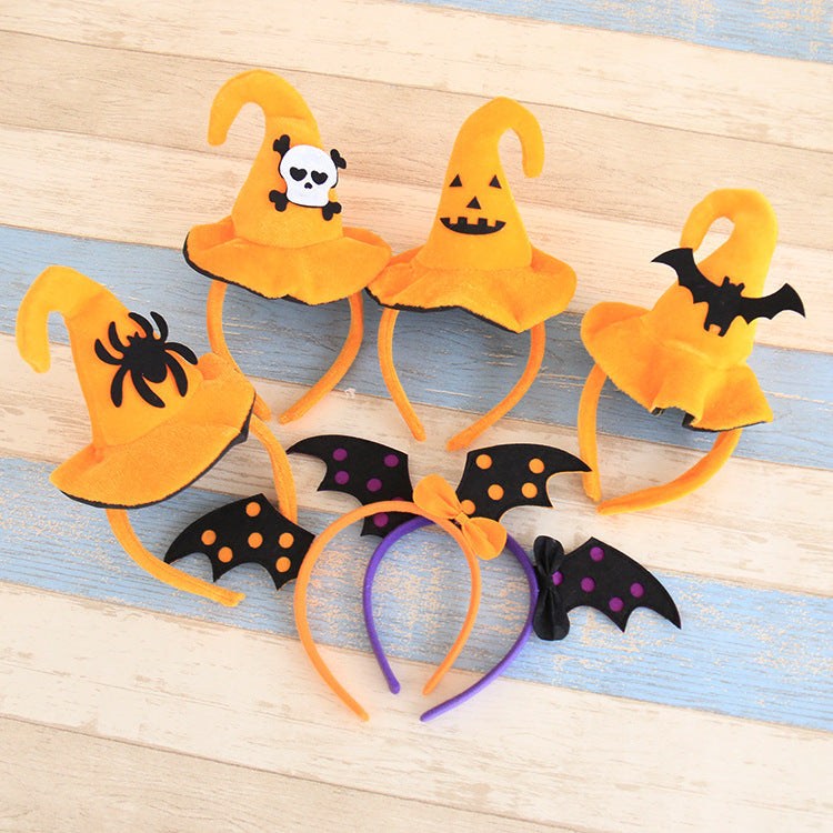 Halloween headband party costume accessory with pumpkin design