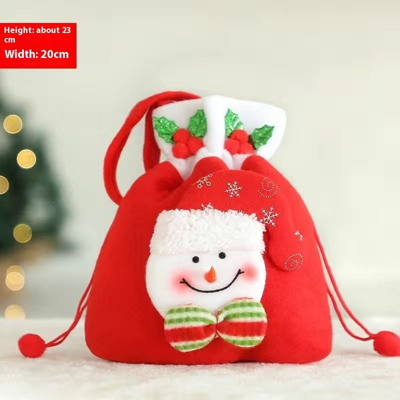 Christmas Children Gift Bag - Festive Candy Packaging for Kids