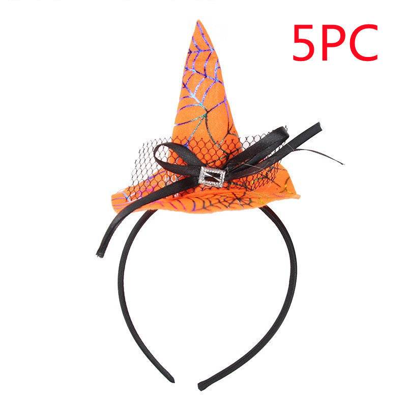 Halloween headband party costume accessory with pumpkin design