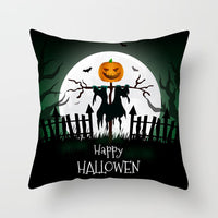 Halloween pillowcase festive decorative cushion cover with pumpkin design