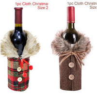 Christmas Decorations Wine Bottle Socks Holiday Gift