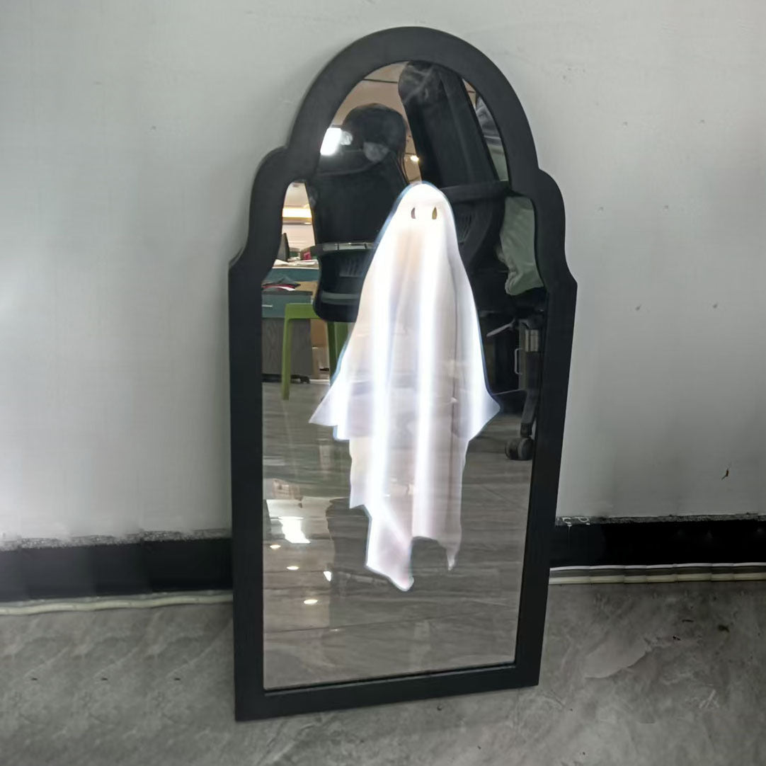 Ghost Holographic Mirror Halloween Decoration