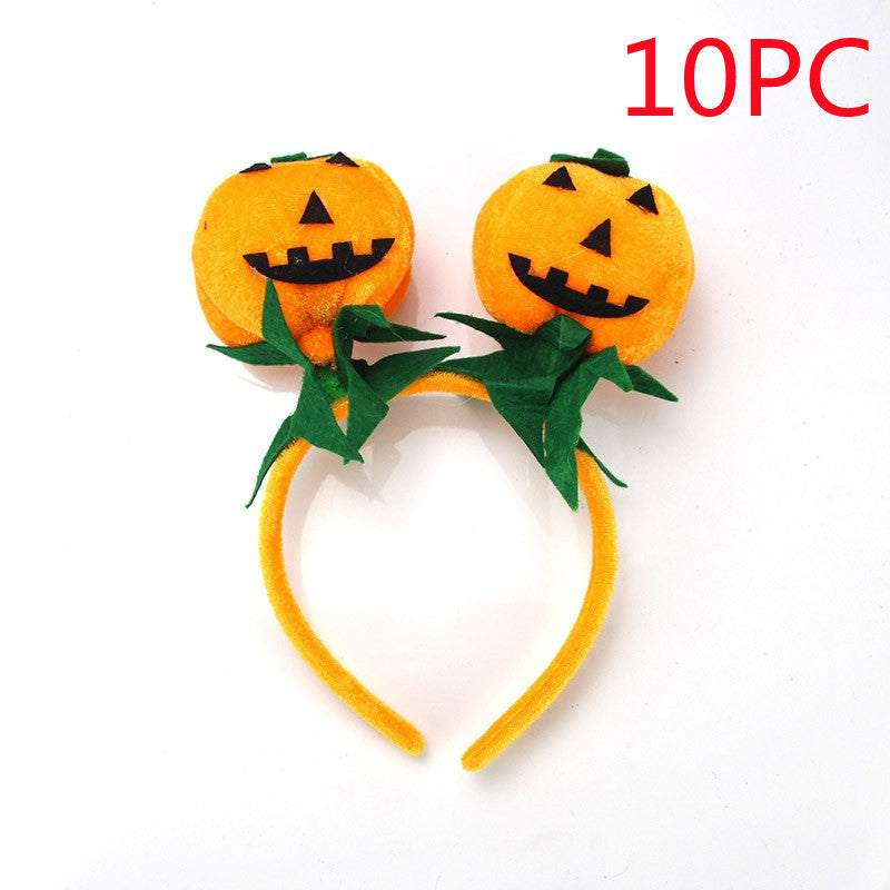 Halloween headband party costume accessory with pumpkin design