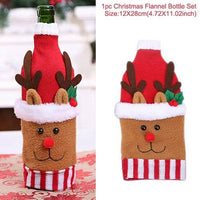 Christmas Decorations Wine Bottle Socks Holiday Gift