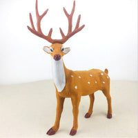 Christmas Deer Simulation Elk Christmas Decorations for Windows | Festive Ornaments
