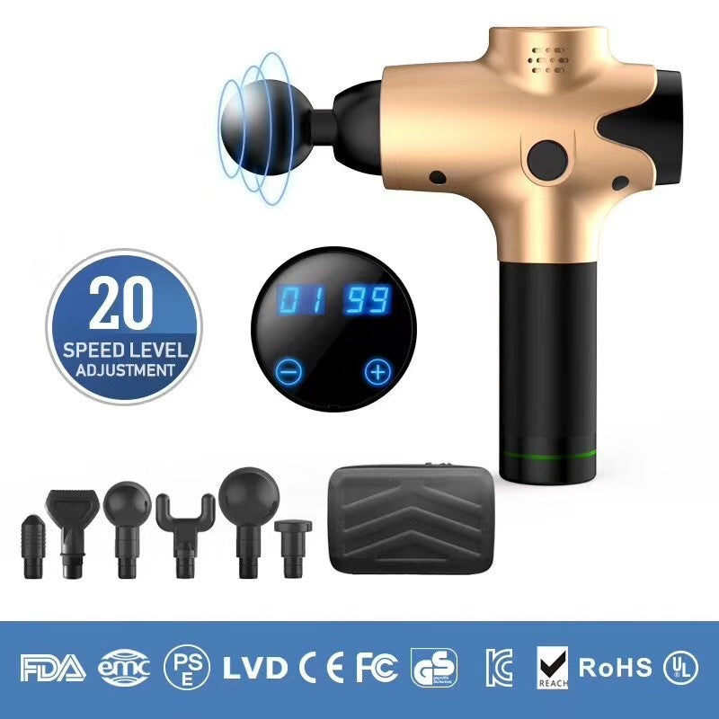 Massage Gun Fitness Equipment Fascia Muscle Recovery Tool