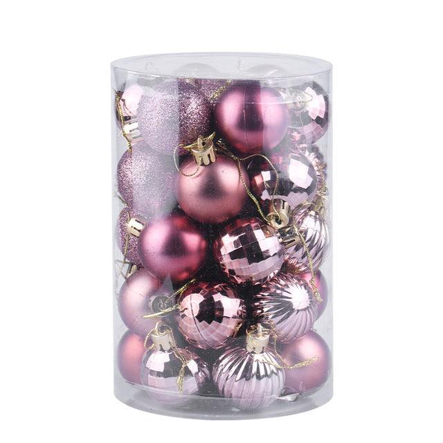 34 Christmas Ball Set 4cm – Festive Christmas Ornaments