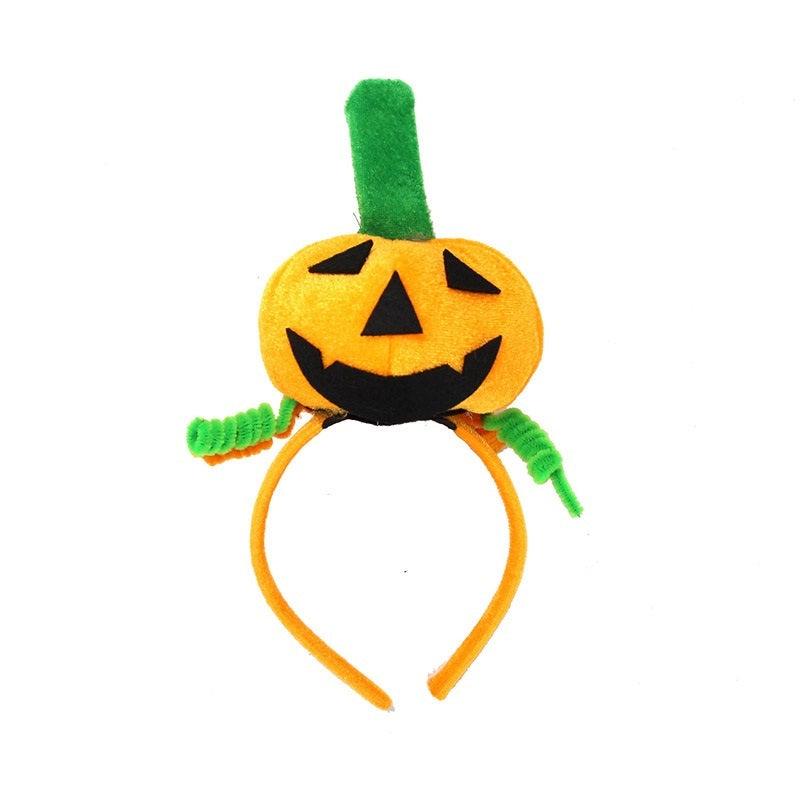 Halloween headband party costume accessory with pumpkin design