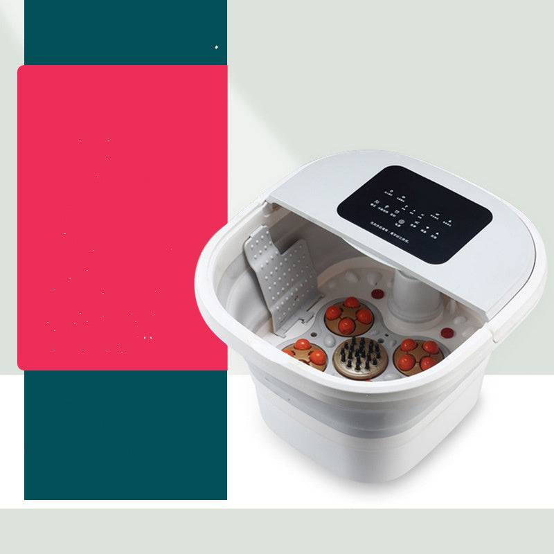 Electric heating automatic foot bath massage basin with remote control and constant temperature regulation