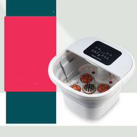 Electric heating automatic foot bath massage basin with remote control and constant temperature regulation