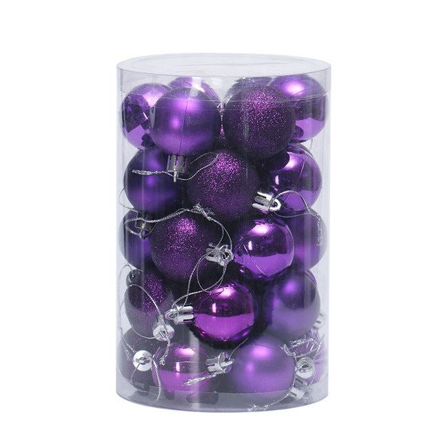34 Christmas Ball Set 4cm – Festive Christmas Ornaments