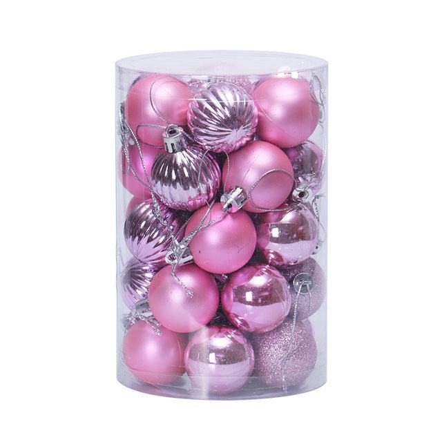 34 Christmas Ball Set 4cm – Festive Christmas Ornaments