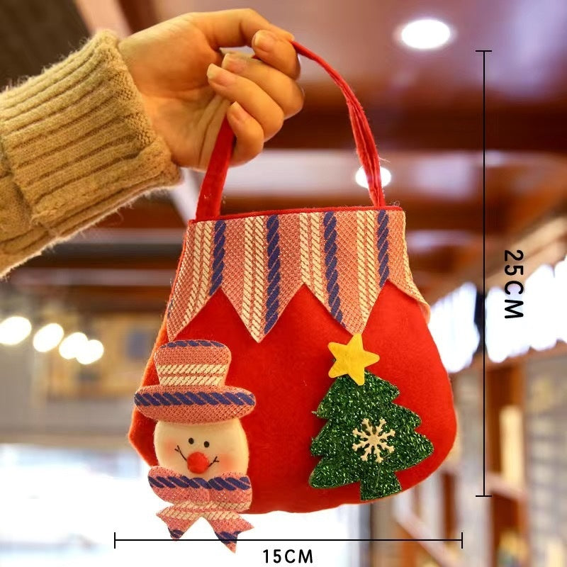 Christmas Children Gift Bag - Festive Candy Packaging for Kids